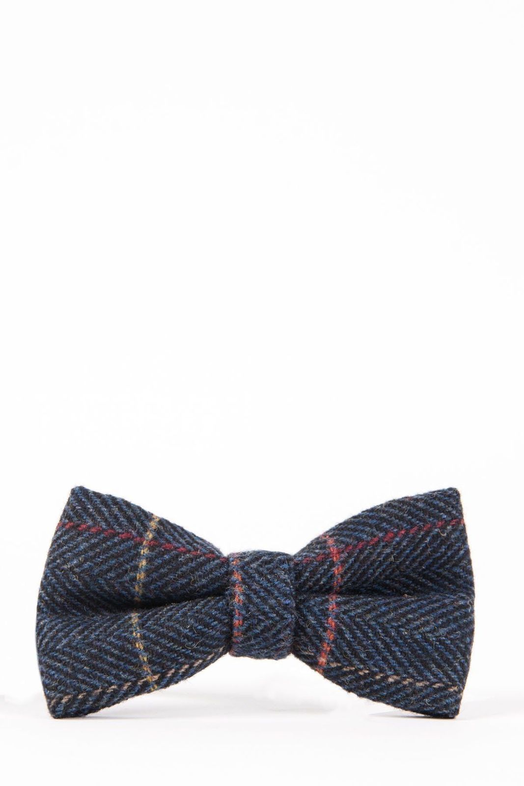 Eton Blue Tweed Bow Tie