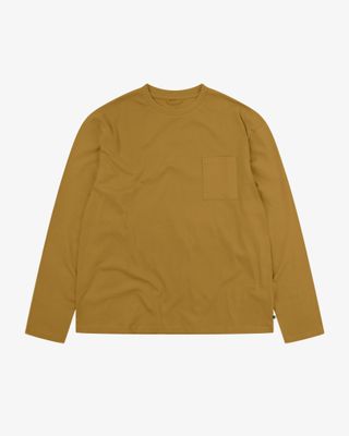 7010 Essential long sleeve t-shirt - mustard