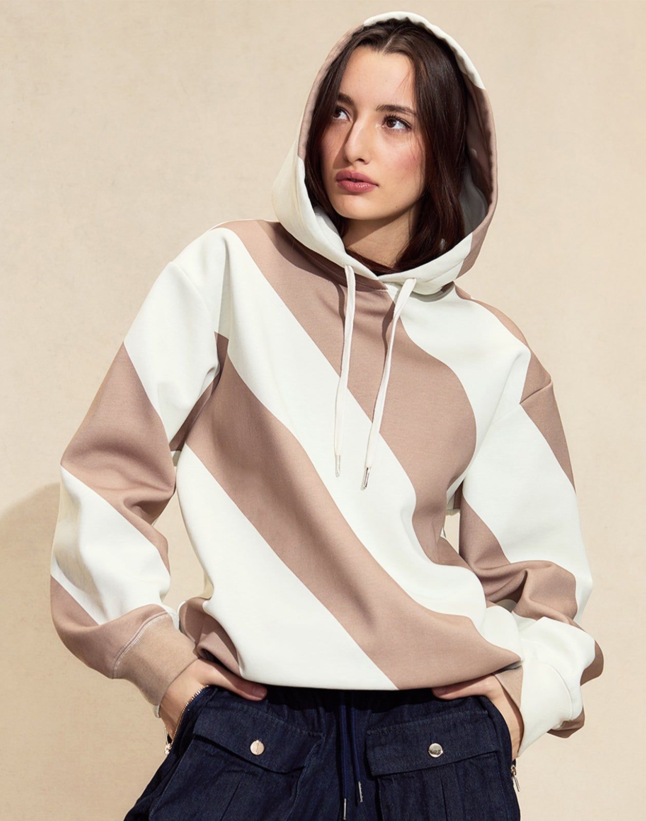 Drew Striped Hoodie