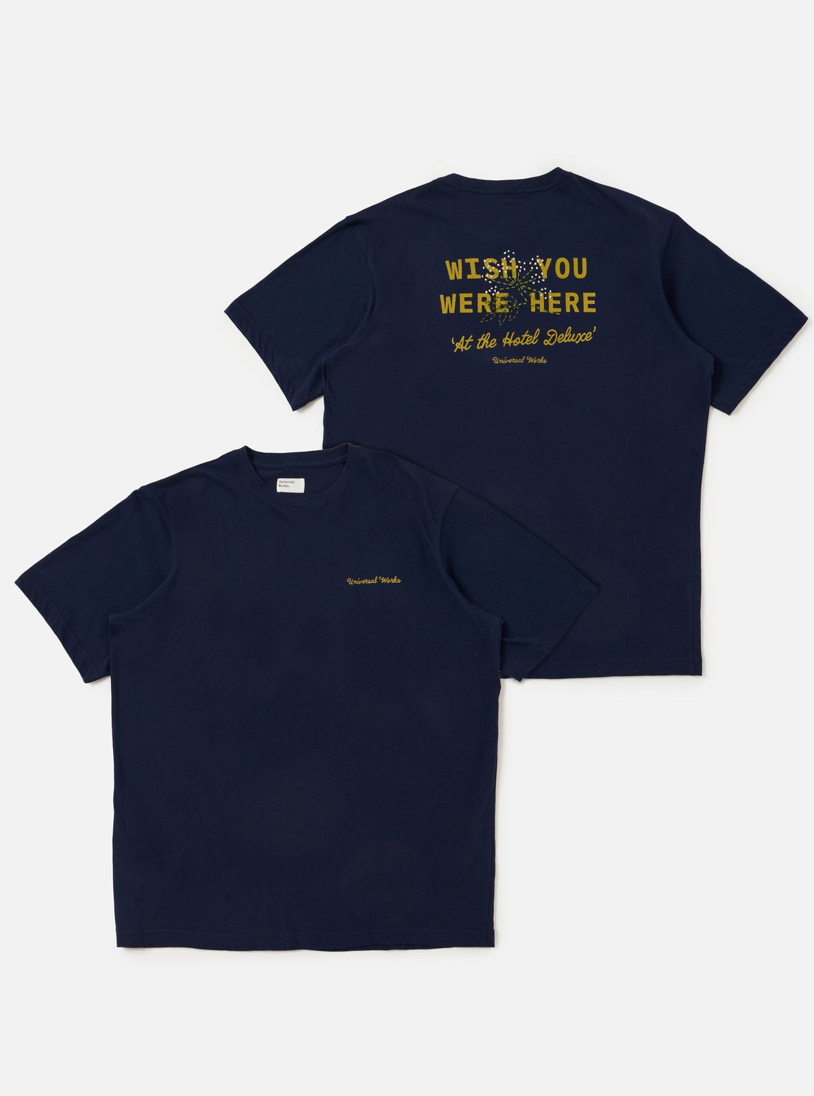 Navy Single Jersey Wish Wish You Were Here Tee